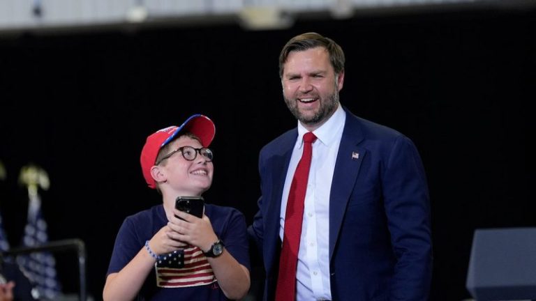 Vance pauses North Carolina speech for boy who said he ‘skipped school’ to ask for a selfie